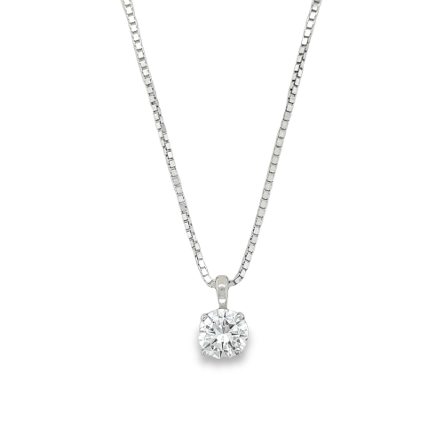 0.52ct SOLITAIRE DIAMOND NECKLACE