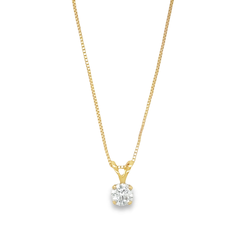 0.31ct DIAMOND SOLITAIRE NECKLACE