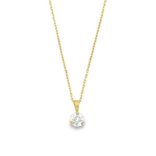 0.28ct DIAMOND SOLITAIRE NECKLACE