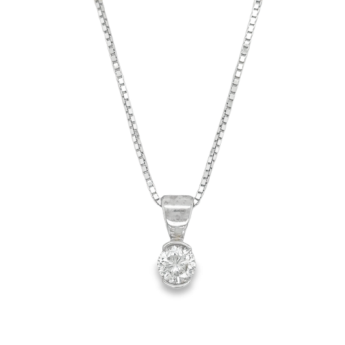 0.70ct DIAMOND SOLITAIRE NECKLACE