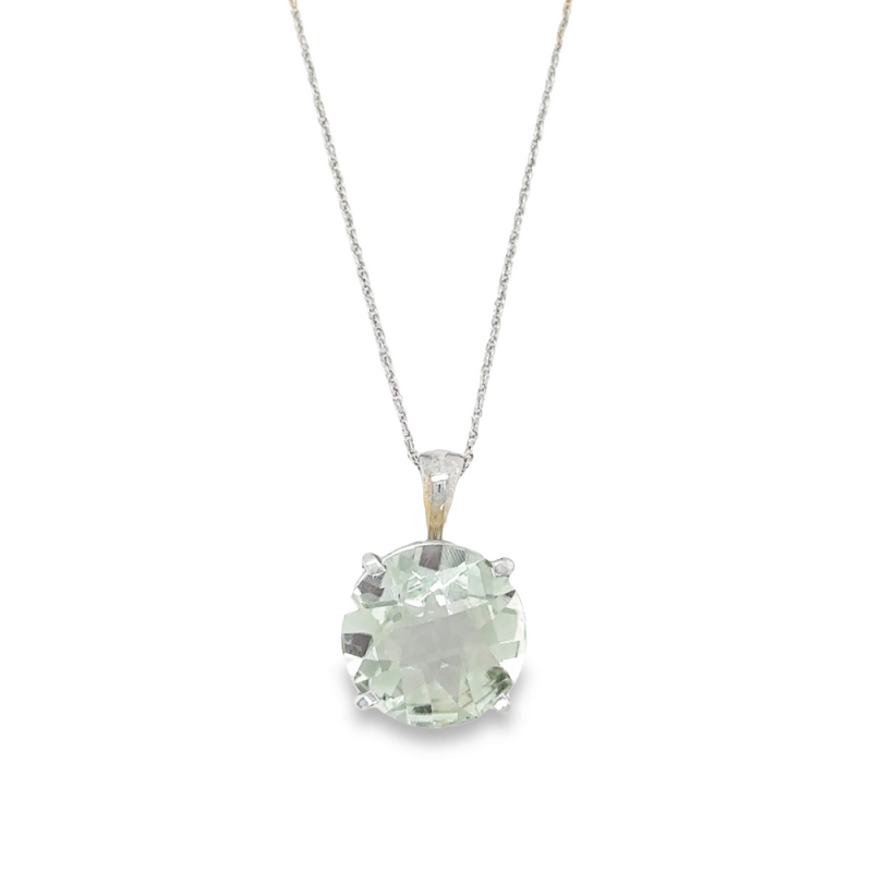 GREEN AMETHYST NECKLACE