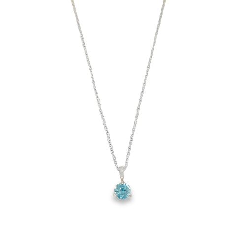 BLUE ZIRCON NECKLACE