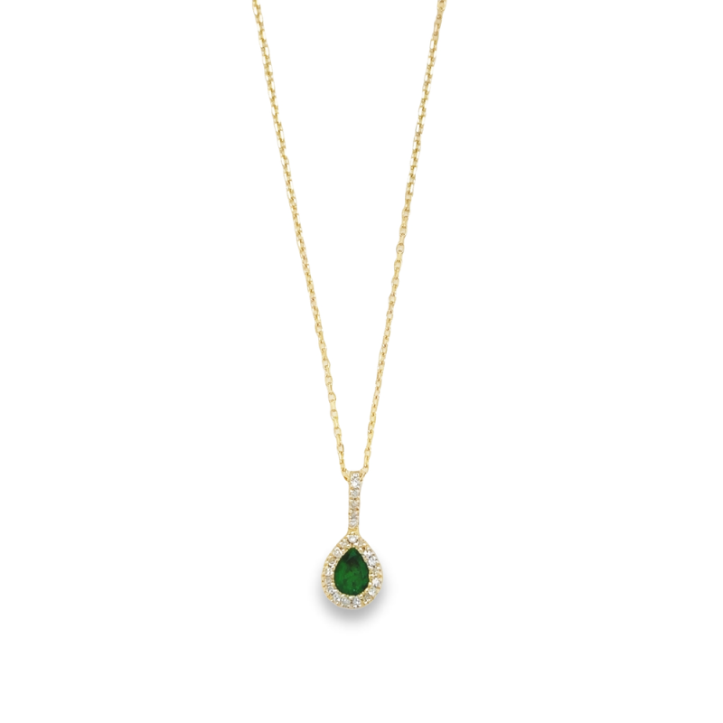 EMERALD & DIAMOND NECKLACE