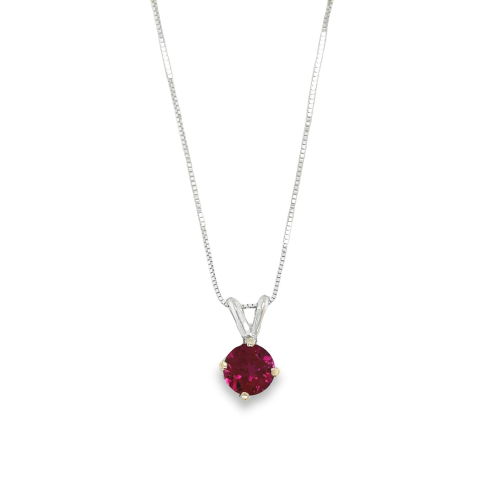 RHODALITE GARNET NECKLACE