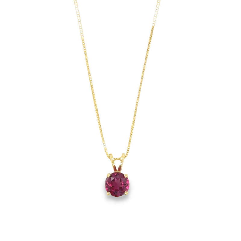 RHODALITE GARNET NECKLACE