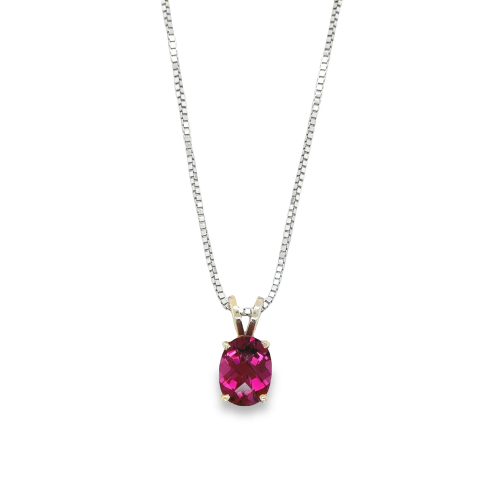 RHODALITE GARNET NECKLACE