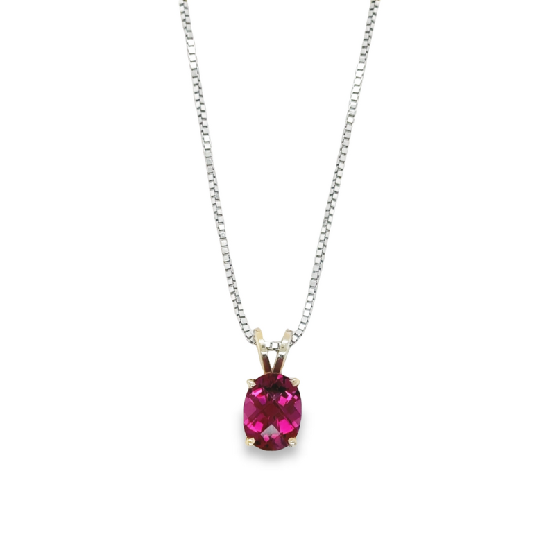 RHODALITE GARNET NECKLACE