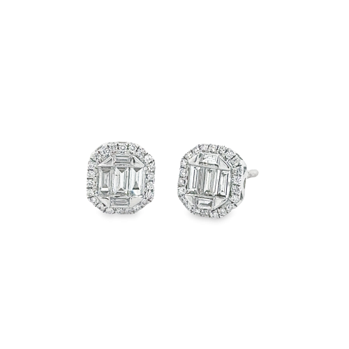 DIAMOND CLUSTER & HALO EARRINGS