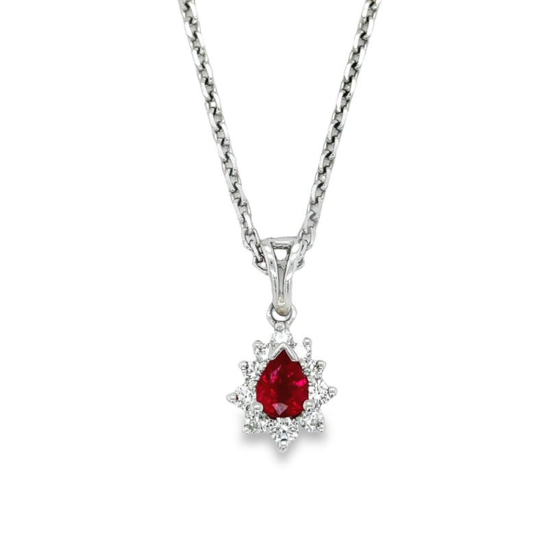 RUBY & DIAMOND NECKLACE