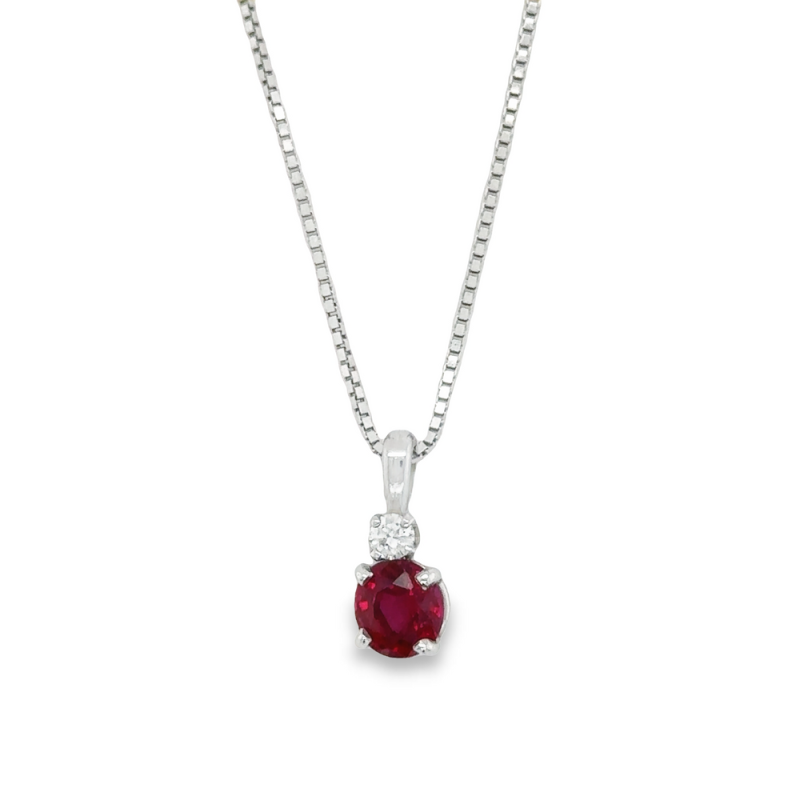 RUBY & DIAMOND NECKLACE