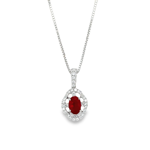 RUBY & DIAMOND NECKLACE