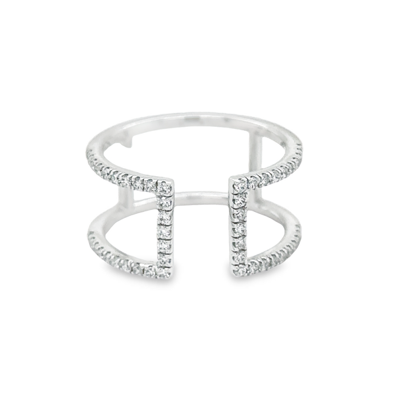 0.38ct TOTAL WEIGHT DIAMOND FASHION RING