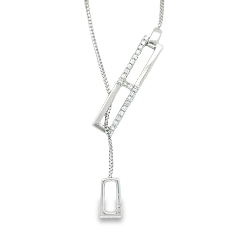 DIAMOND LARIAT NECKALCE