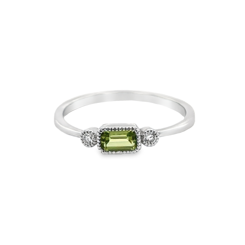 PERIDOT & DIAMOND RING