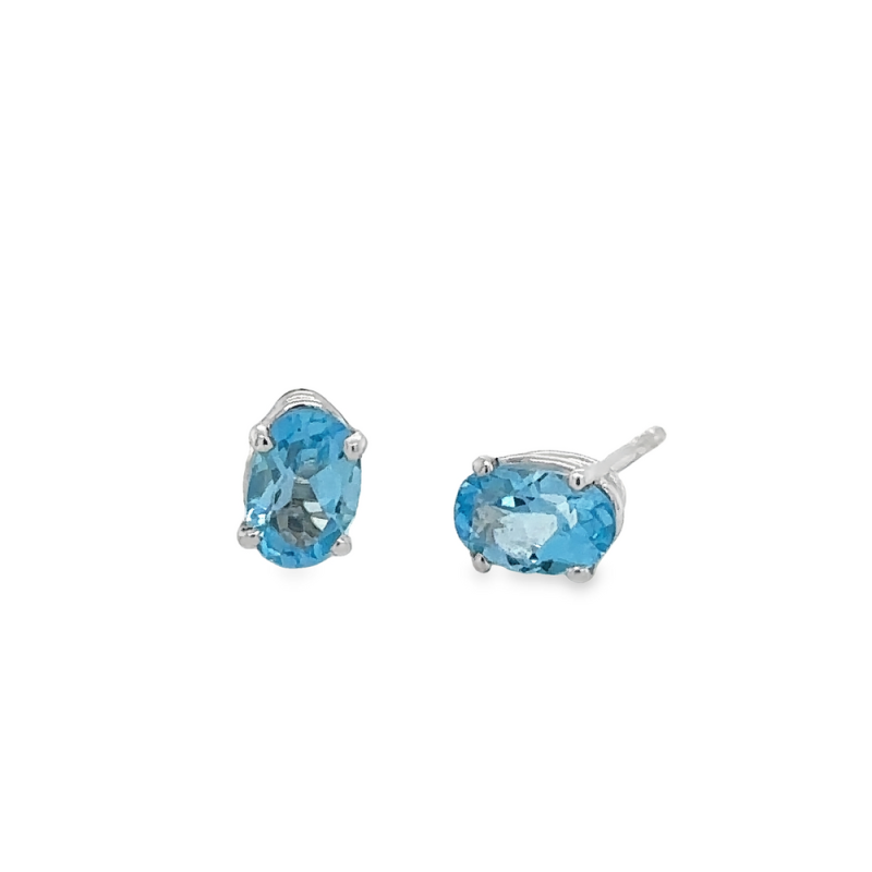 BLUE TOPAZ EARRINGS