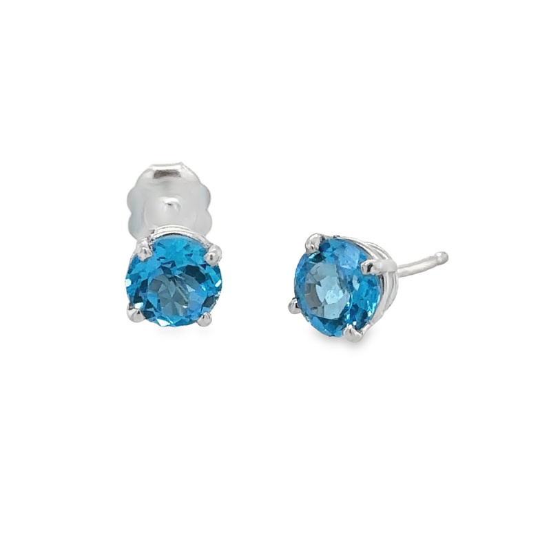 BLUE TOPAZ EARRINGS