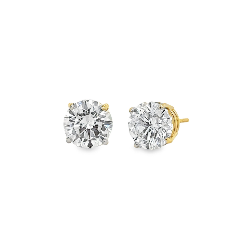 4.01ct TOTAL WEIGHT DIAMOND STUD EARRINGS