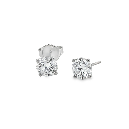 2.00ct TOTAL WEIGHT DIAMOND STUD EARRINGS