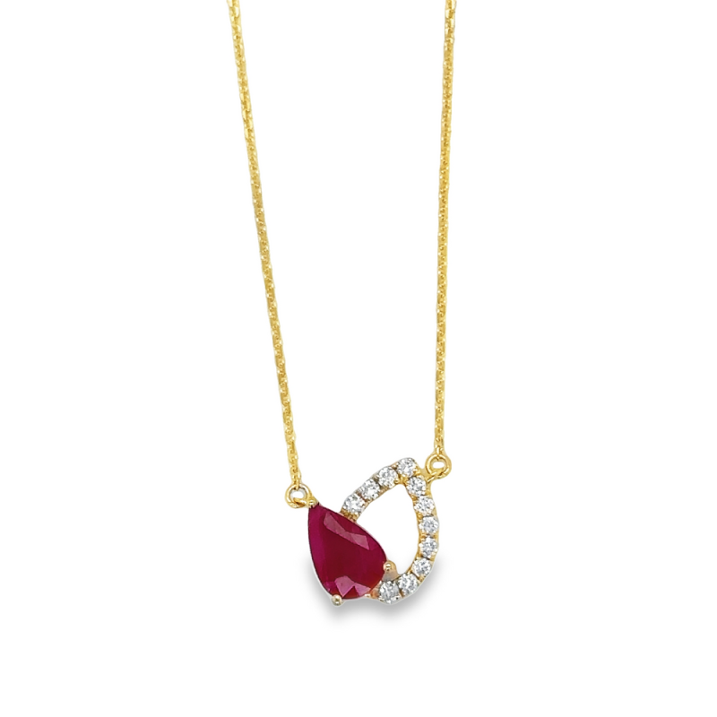 RUBY & DIAMOND NECKLACE