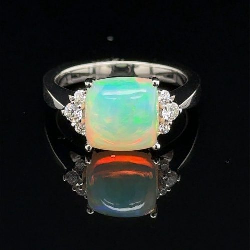 OPAL & DIAMOND RING