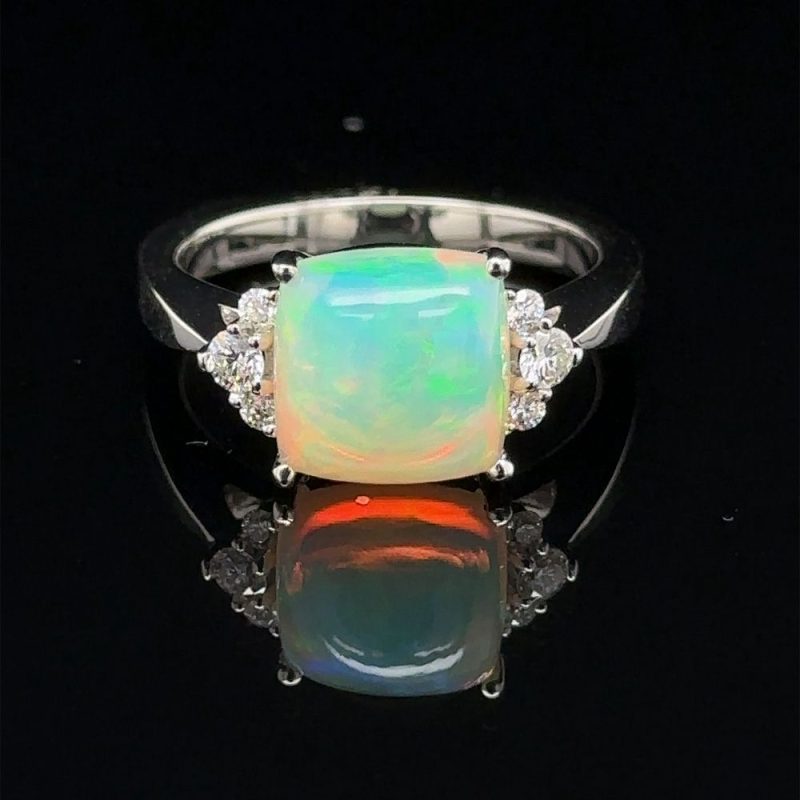 OPAL & DIAMOND RING
