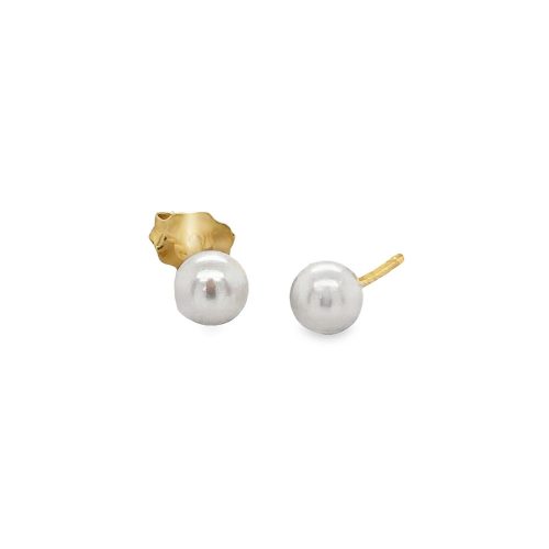 4-4.5mm PEARL STUD EARRING