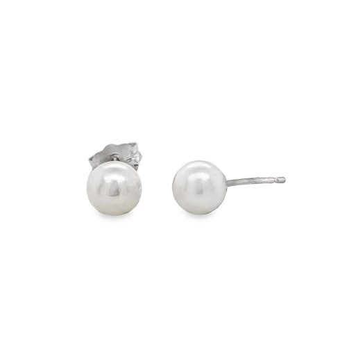 5-5.5mm PEARL STUD EARRINGS
