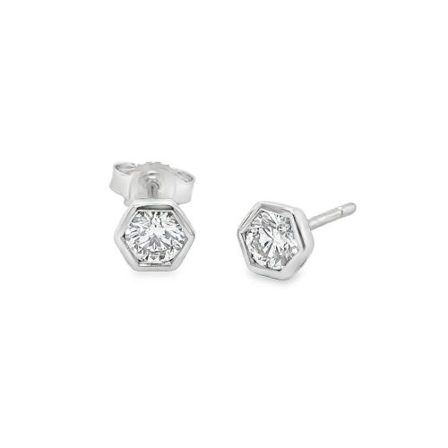 0.50ct TOTAL WEIGHT DIAMOND STUD EARRINGS