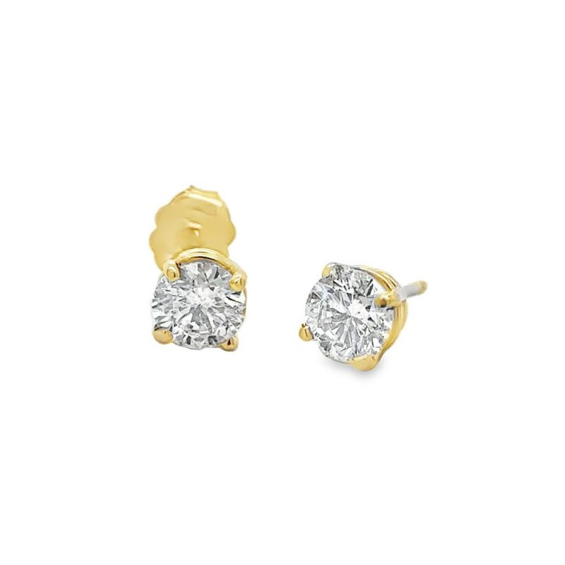 1.31ct TOTAL WEIGHT DIAMOND STUD EARRINGS