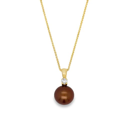 PEARL & DIAMOND NECKLACE