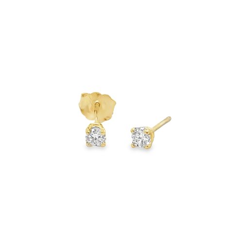 0.24ct TOTAL WEIGHT DIAMOND STUD EARRINGS