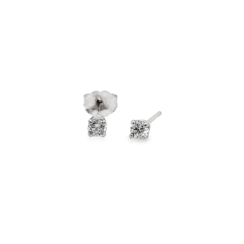 0.12ct TOTAL WEIGHT DIAMOND STUD EARRINGS