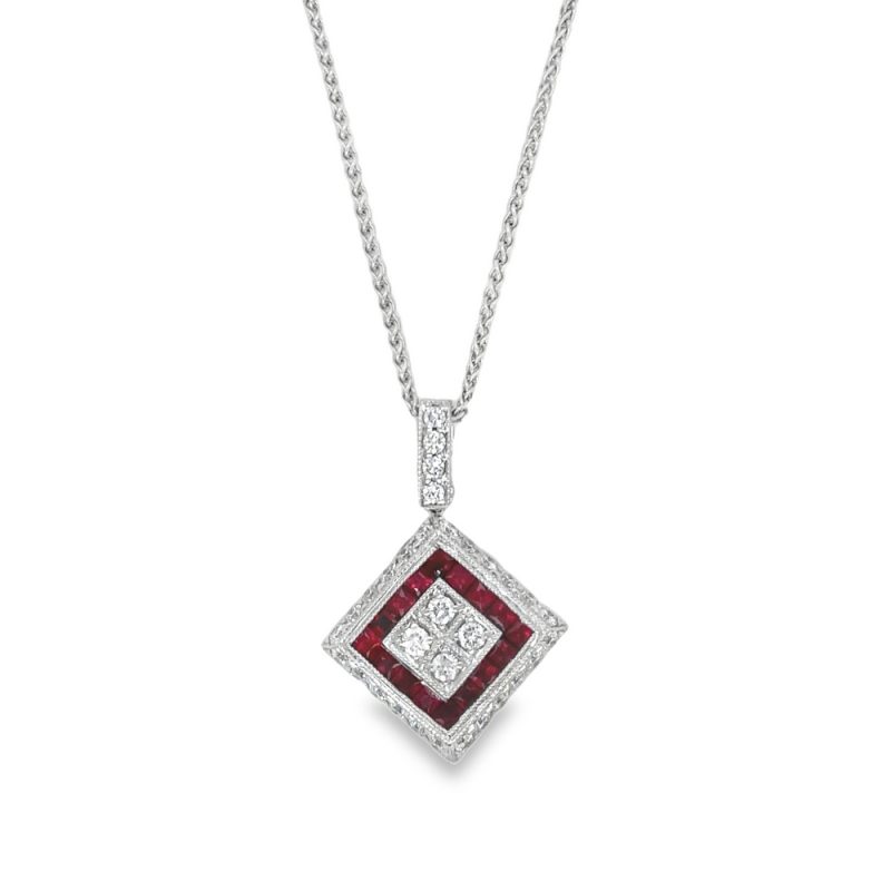 RUBY & DIAMOND NECKLACE