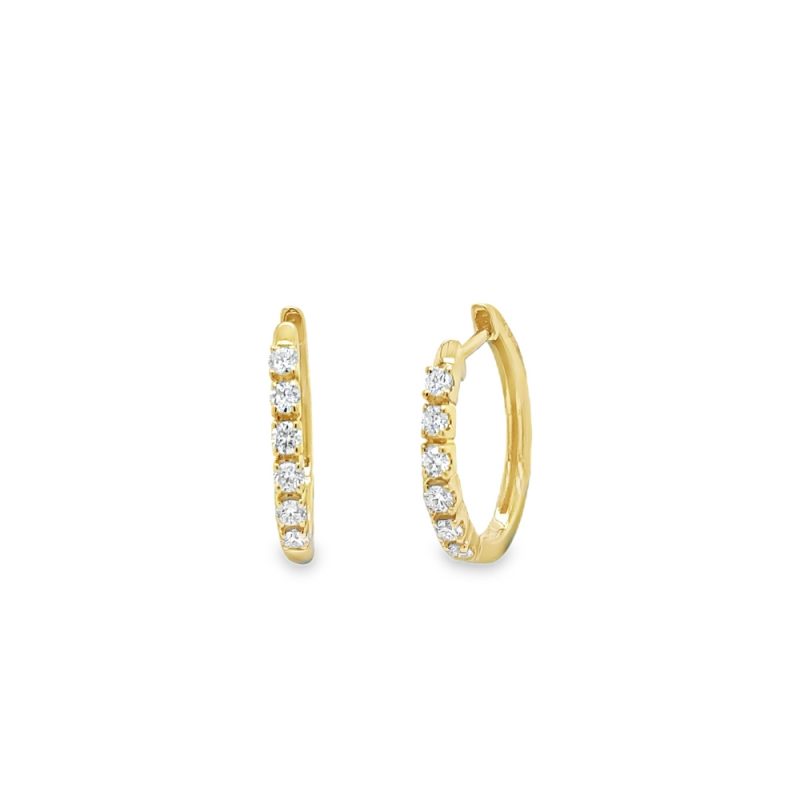 DIAMOND HOOP EARRINGS