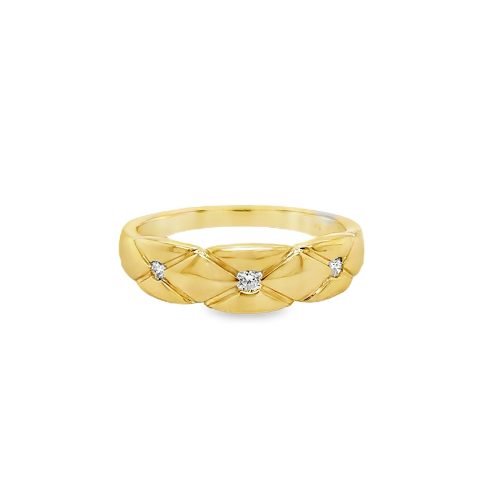 0.10ct TOTAL WEIGHT DIAMOND FASHION RING