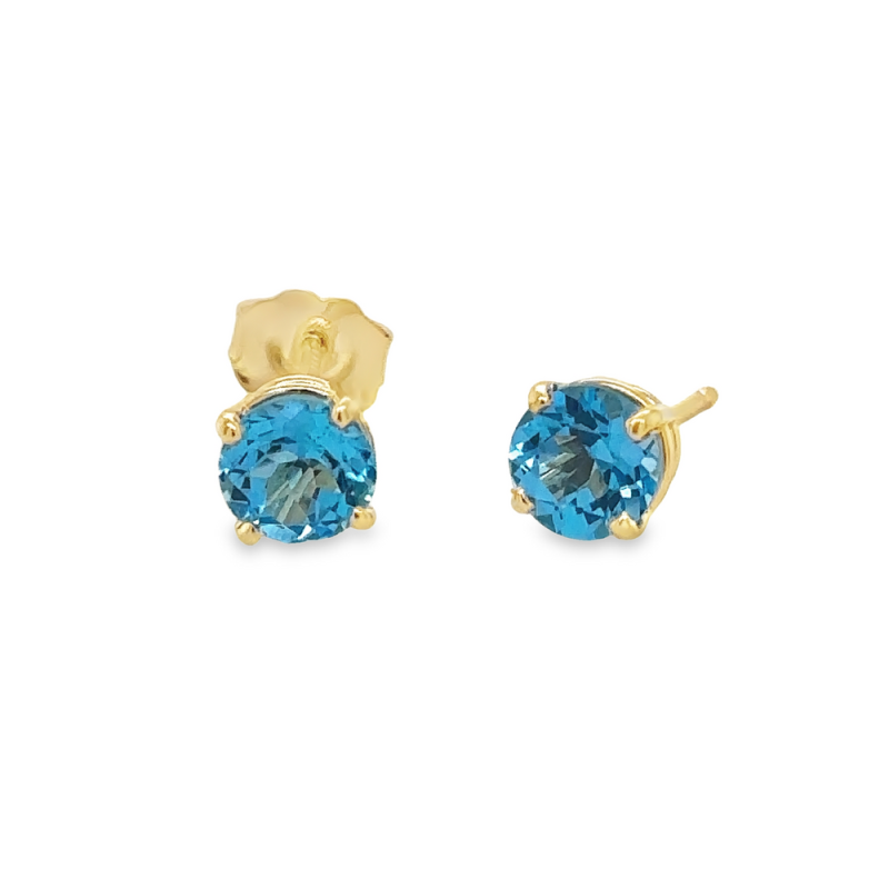 BLUE TOPAZ EARRINGS
