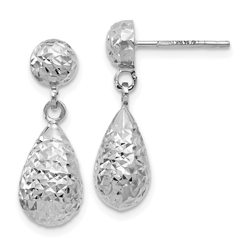 TEXTURED DANGLE EARRINGS