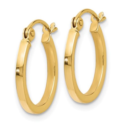 POLISHED HOOP EARRINGS