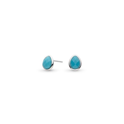 COAST PEBBLE AZURE GEMSTONE STUD EARRINGS