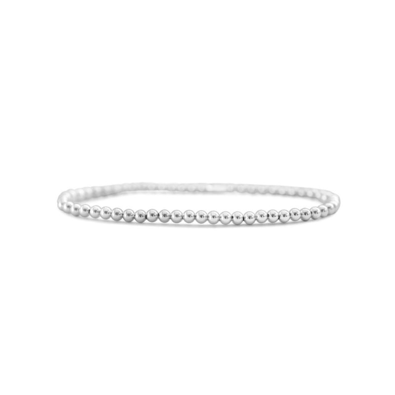 3MM PLAIN BEADS CLASSY & COMFORTABLE STRETCH BRACELET
