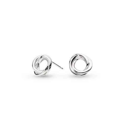 BEVEL TRILOGY STUD EARRINGS