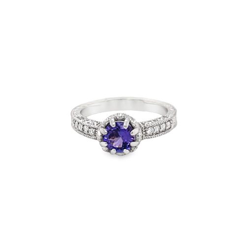 TANZANITE & DIAMOND RING