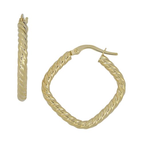 POLISHED HOOP EARRINGS