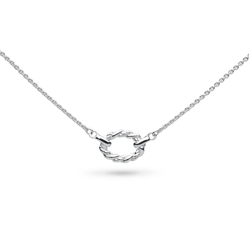 MARINA ROPE TWIST OVAL MINI NECKLACE