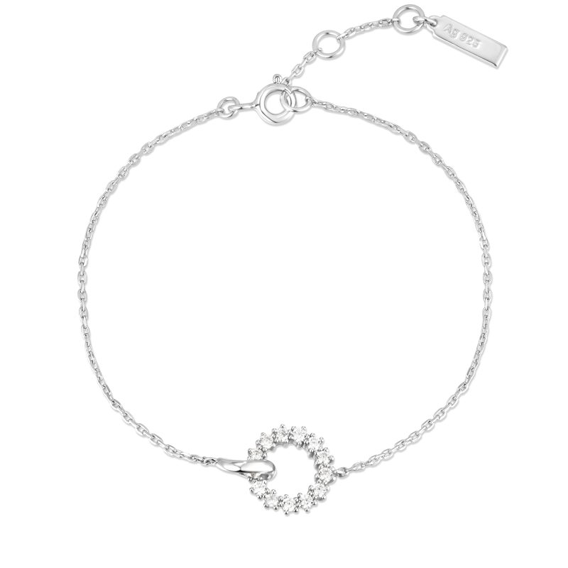 MISS TWINKLE INTERLINKED CIRCLES PAVE BRACELET - Image 2