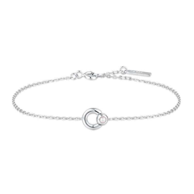CHIC CREATOR HOOP FRESHWATER PEARL BRACELET