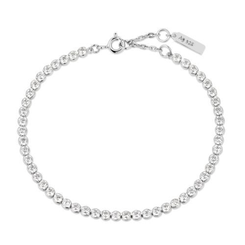 CHIC CREATOR CZ ROW BEZEL SET BRACELET