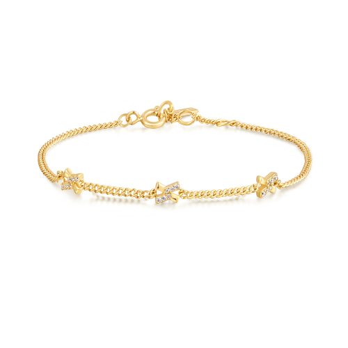 DUSK DIVAS CROSS STATION BRACELET