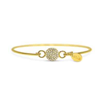 PAVE ICON DISK BRACELET