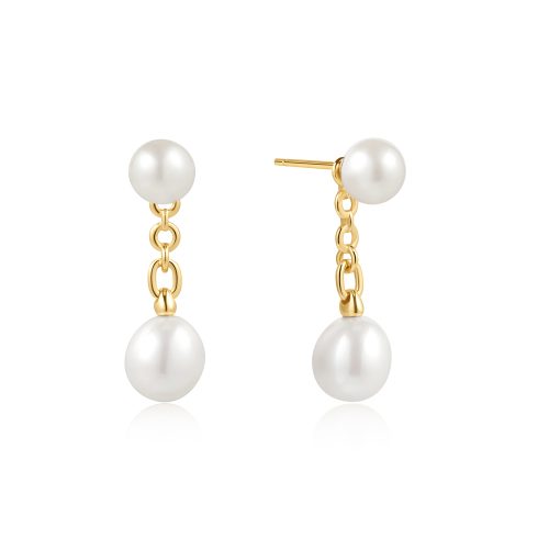 CHIC CREATOR FRESHWATER PEARL STUD EAR JACKETS